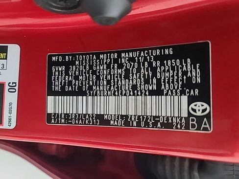 Used 2014 Toyota Corolla LE Premium w/ Driver Convenience Package FWD image 38