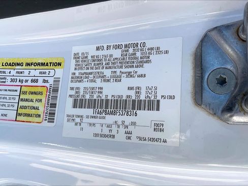 Used 2015 Ford Mustang Coupe w/ Enhanced Security Package image 35