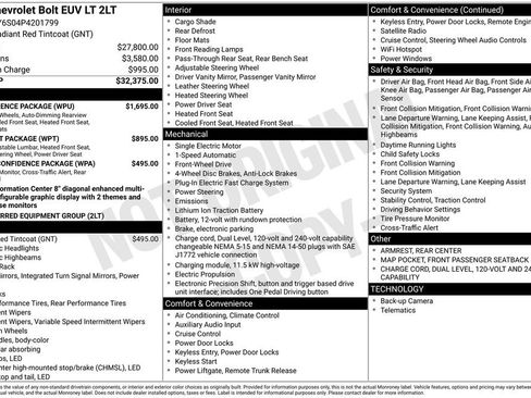 Used 2023 Chevrolet Bolt EUV LT w/ Convenience Package image 39