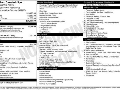 Certified 2021 Subaru Crosstrek 2.5i Sport w/ Moonroof Package AWD/4WD image 37