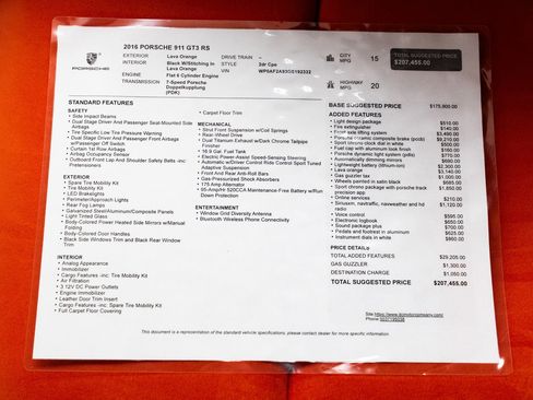 Used 2016 Porsche 911 GT3 RS image 19
