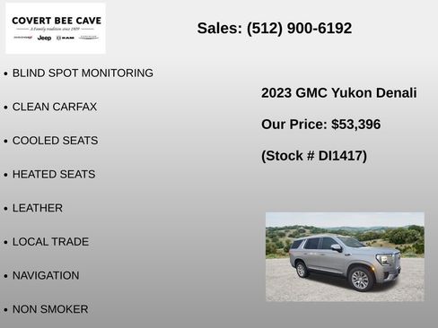 Used 2023 GMC Yukon Denali AWD/4WD image 6