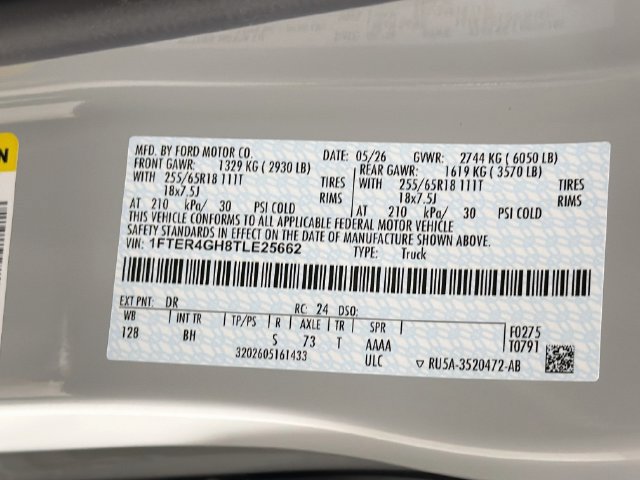 New 2026 Ford Ranger XLT w/ Equipment Group 301A High RWD image 37