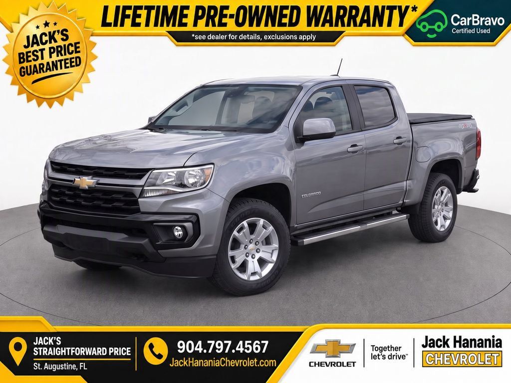 Certified 2021 Chevrolet Colorado LT w/ Safety Package AWD/4WD image 3