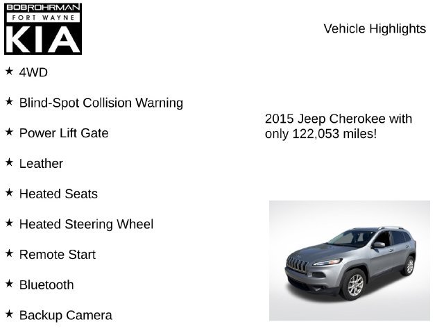 Used 2015 Jeep Cherokee Latitude w/ Comfort/Convenience Group AWD/4WD image 8