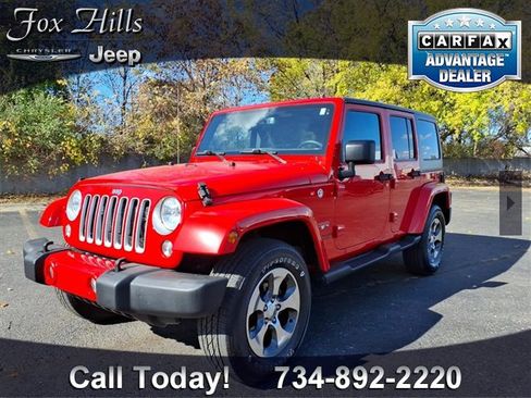 Used 2016 Jeep Wrangler Unlimited Sahara image 3