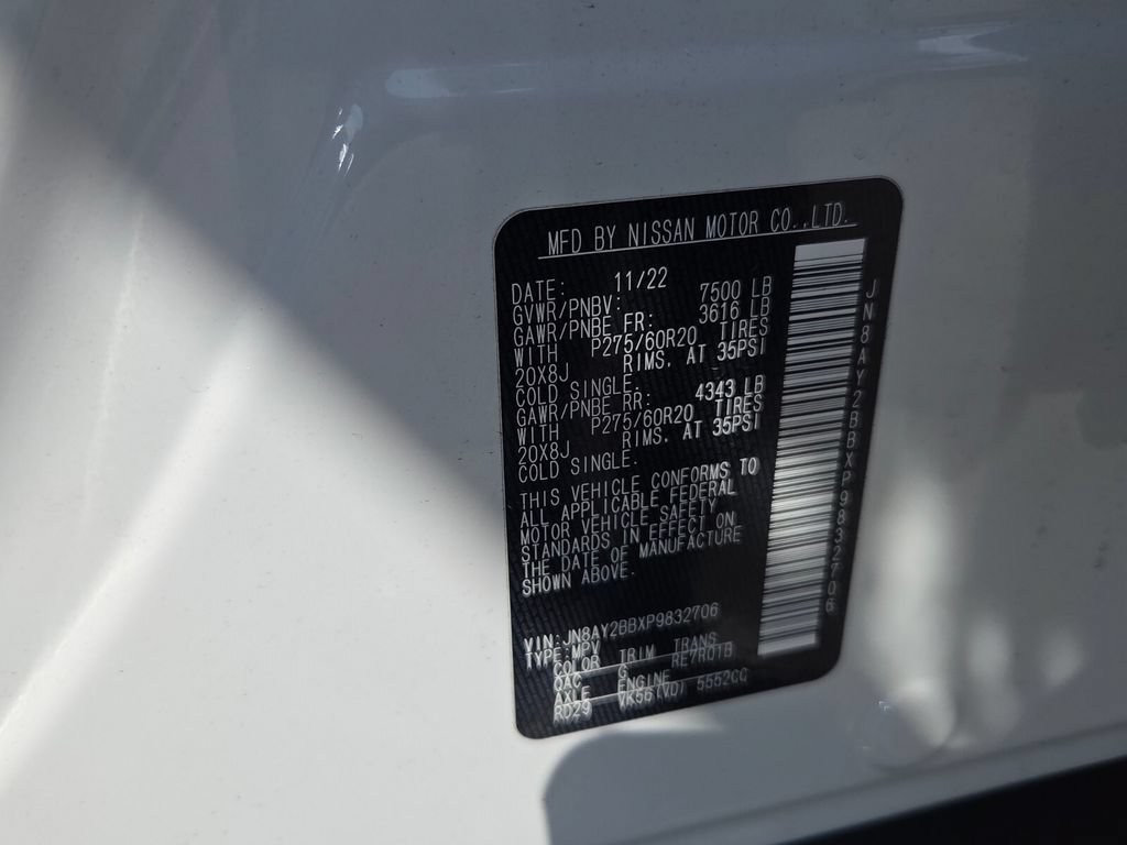 Certified 2023 Nissan Armada SL w/ Captain's Chairs Package AWD/4WD image 5