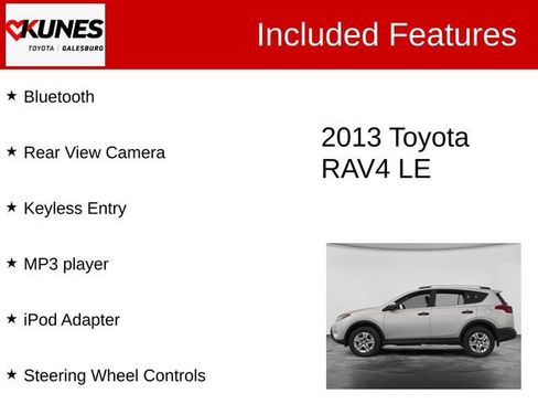 Used 2013 Toyota RAV4 LE AWD/4WD image 2