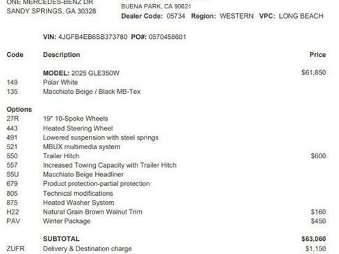 Certified 2025 Mercedes-Benz GLE 350 4MATIC w/ Winter Package image 3