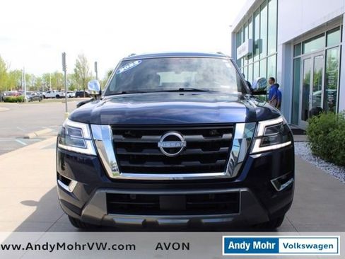 Used 2022 Nissan Armada Platinum w/ Captain's Chairs Package image 2