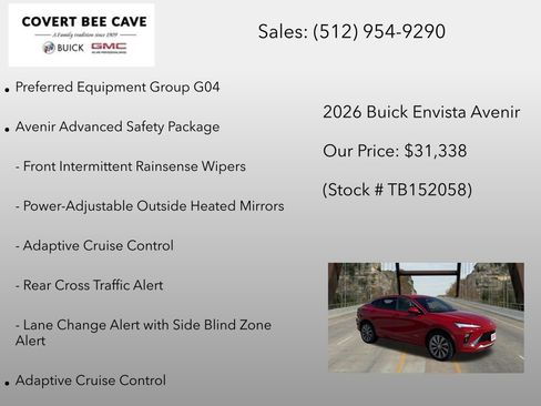 New 2026 Buick Envista Sport Touring FWD image 6