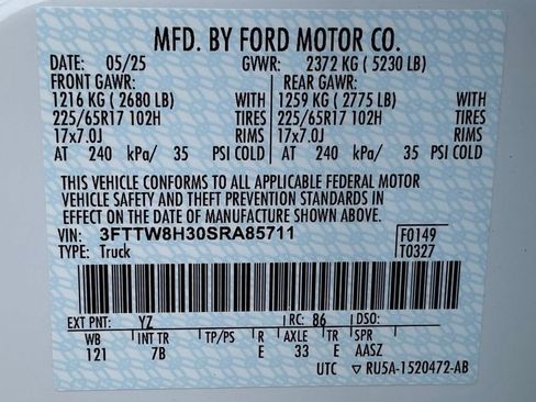 New 2025 Ford Maverick XLT w/ XLT Luxury Package image 54