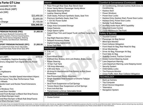 Used 2024 Kia Forte GT-Line w/ GT-Line Premium Package FWD image 5