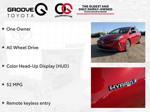 Used 2020 Toyota Prius XLE w/ Advanced Technology Package AWD/4WD image 4