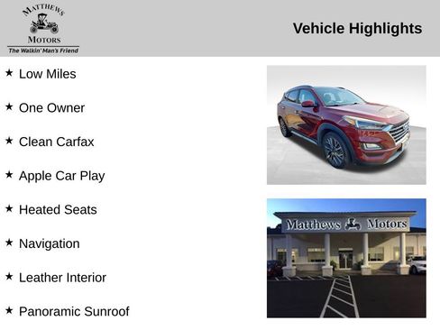 Used 2019 Hyundai Tucson Ultimate w/ Cargo Package image 12