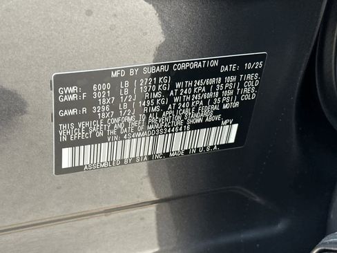 New 2025 Subaru Ascent Premium image 34