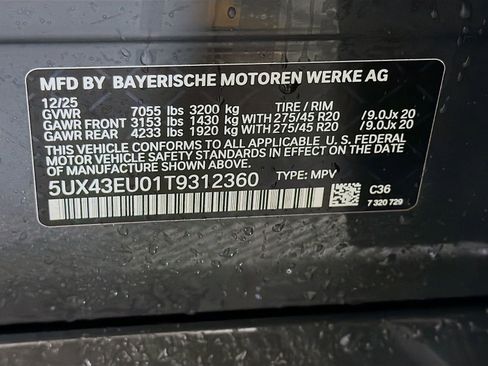 New 2026 BMW X5 xDrive50e w/ M Sport Package image 37