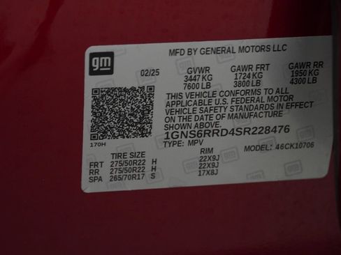 Used 2025 Chevrolet Tahoe RST w/ Comfort Package AWD/4WD image 47