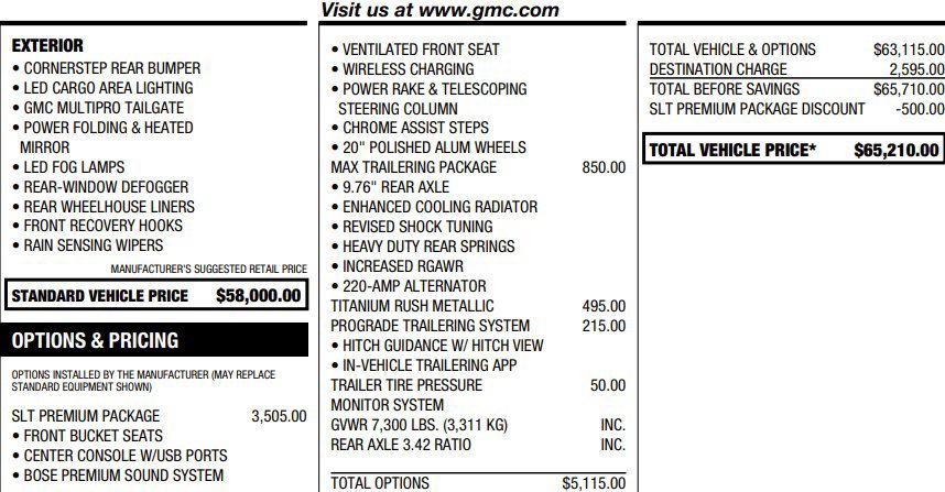 Certified 2026 GMC Sierra 1500 SLT w/ SLT Premium Package AWD/4WD image 2