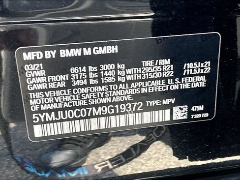 Used 2021 BMW X5 M w/ Competition Package AWD/4WD image 15