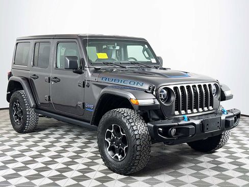 Used 2021 Jeep Wrangler Unlimited Rubicon 4xe w/ Steel Bumper Group image 3