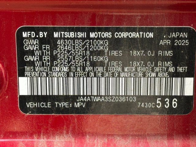 Used 2025 Mitsubishi Eclipse Cross SE AWD/4WD image 16