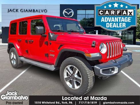 Used 2019 Jeep Wrangler Unlimited Sahara AWD/4WD image 1