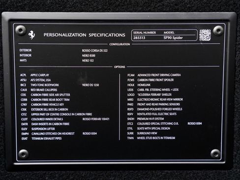 Used 2022 Ferrari SF90 Spider image 54