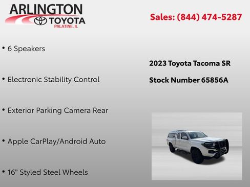 Used 2023 Toyota Tacoma SR w/ SR Convenience Package RWD image 4
