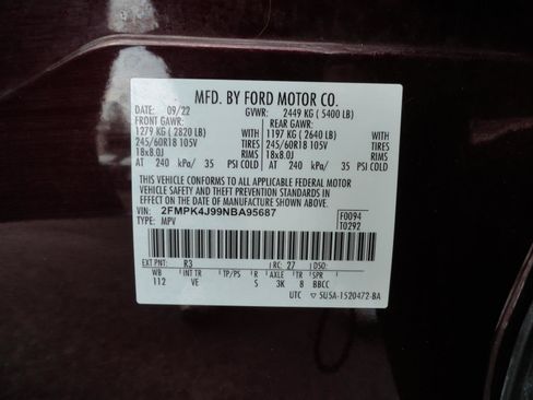 Certified 2022 Ford Edge SEL w/ Convenience Package AWD/4WD image 25
