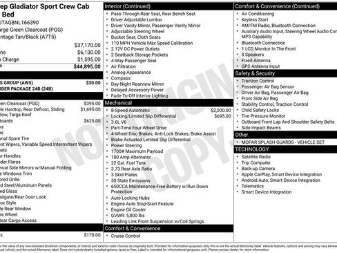 Used 2022 Jeep Gladiator Sport AWD/4WD image 3