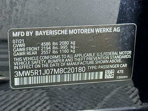 Used 2021 BMW 330i Sedan w/ Convenience Package RWD image 12