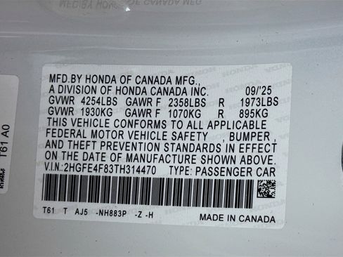 New 2026 Honda Civic Sport Touring image 39