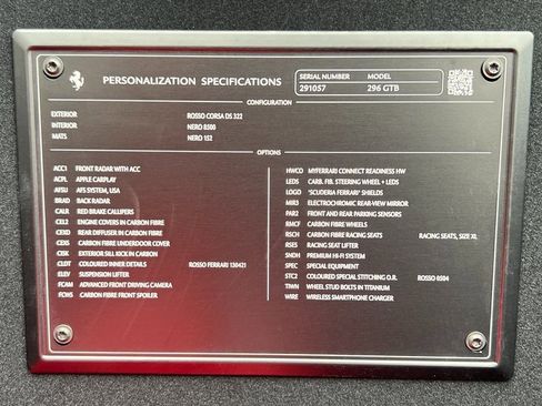 Certified 2023 Ferrari 296 GTB image 12