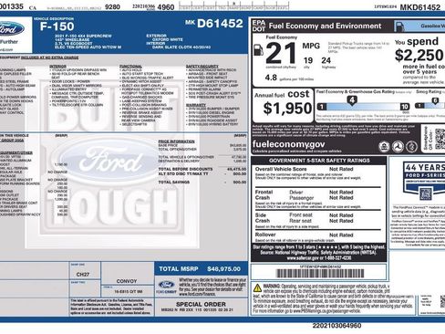 Used 2021 Ford F150 XLT w/ Trailer Tow Package AWD/4WD image 3