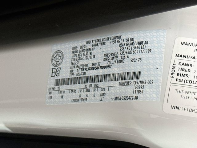 Used 2025 Ford Transit 250 148 High Roof Extended w/ Load Area Protection Package RWD image 29