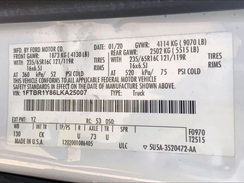 Used 2020 Ford Transit 250 Low Roof RWD image 30