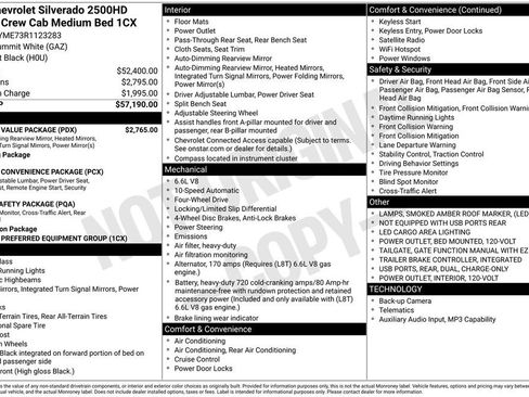Used 2024 Chevrolet Silverado 2500 Custom w/ Custom Value Package AWD/4WD image 2