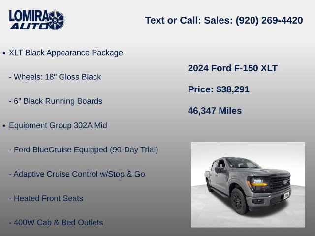 Used 2024 Ford F150 XLT w/ Equipment Group 302A MID AWD/4WD image 14