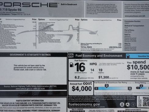 Used 2025 Porsche 718 Boxster Spyder RS image 37