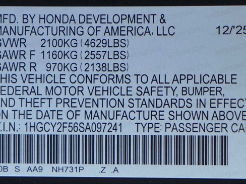 Certified 2025 Honda Accord Sport image 30