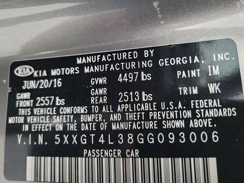 Used 2016 Kia Optima LX w/ LX Convenience Package FWD image 33