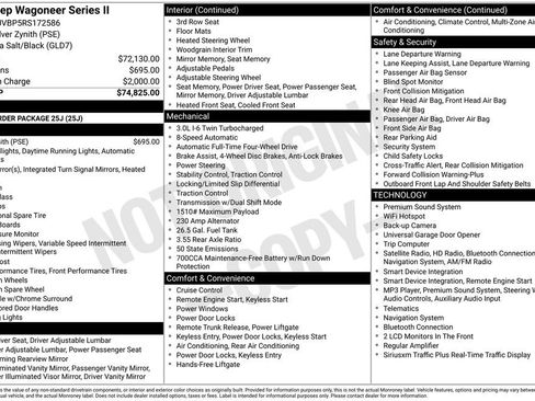 Used 2024 Jeep Wagoneer Series II AWD/4WD image 2