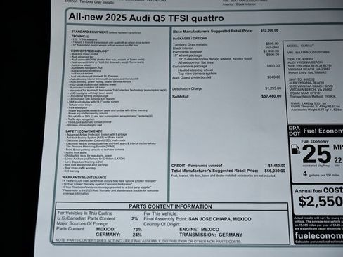 New 2025 Audi Q5 Premium image 40