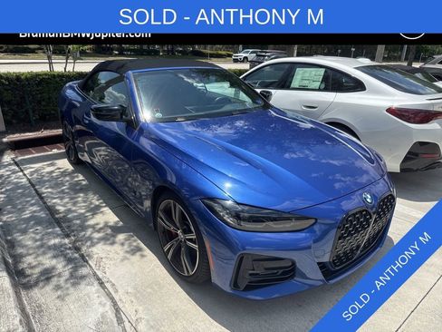 Certified 2024 BMW 430i Convertible w/ M Sport Package RWD image 1