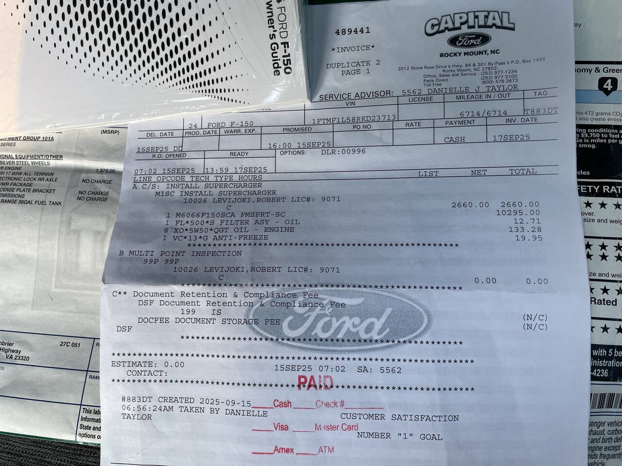 Used 2024 Ford F150 XL AWD/4WD image 91