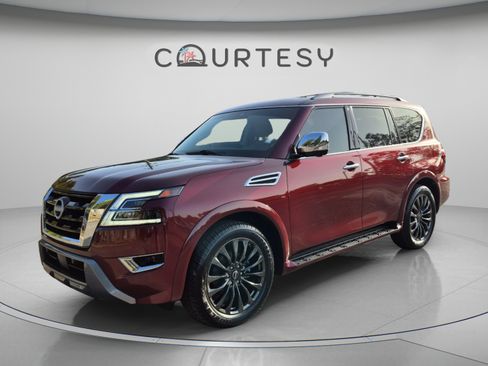 Certified 2024 Nissan Armada Platinum w/ Captain's Chairs Package RWD image 1