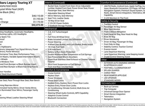 Used 2025 Subaru Legacy Touring XT image 26