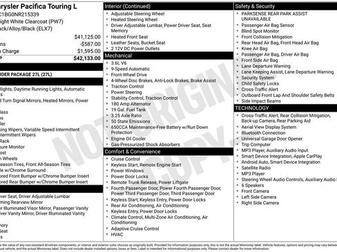 Used 2022 Chrysler Pacifica Touring-L FWD image 4