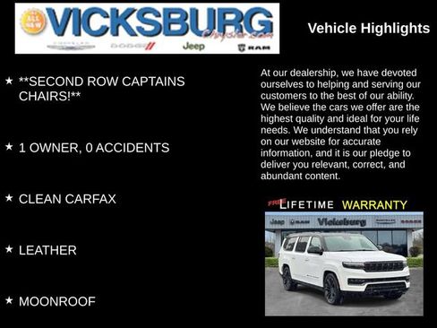 Used 2024 Jeep Grand Wagoneer L Series II w/ Quick Order Packagew 28T AWD/4WD image 25